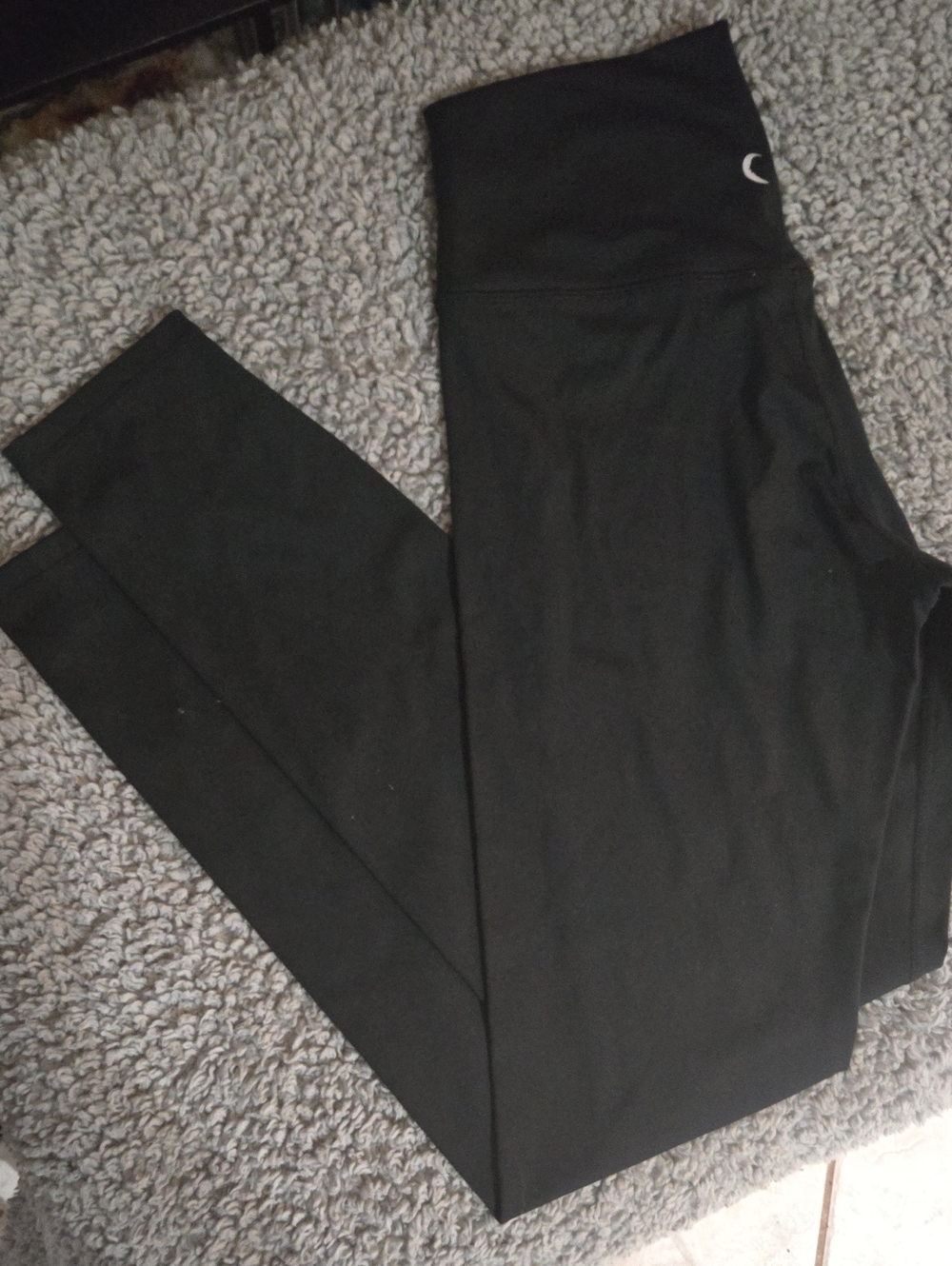 ZYIA Black High-Waist Performance Leggings-Size 12